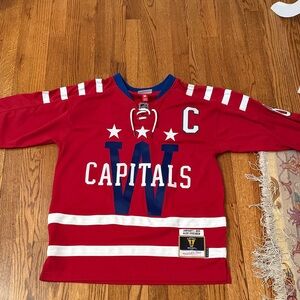 Mitchell & Ness Red Capitals Kids Jersey